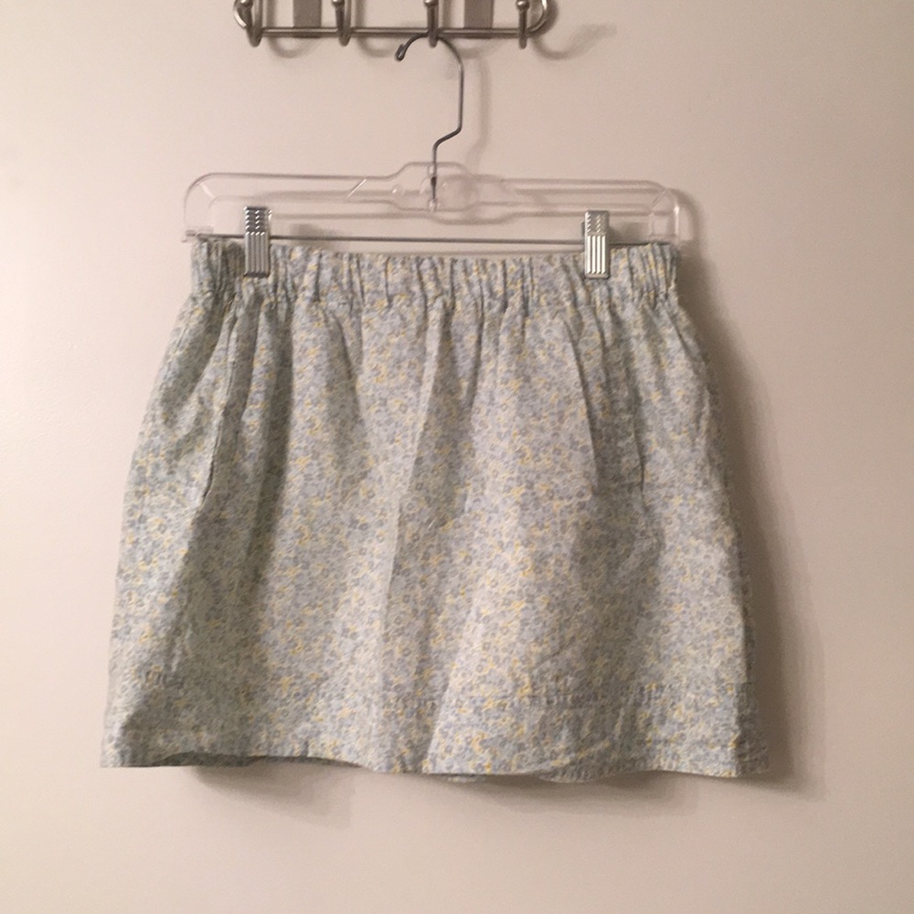 J Crew flowery skirt